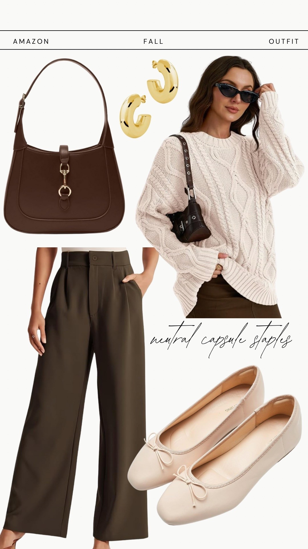 Amazon neutral fall outfit idea 

#LTKFindsUnder50 #LTKStyleTip