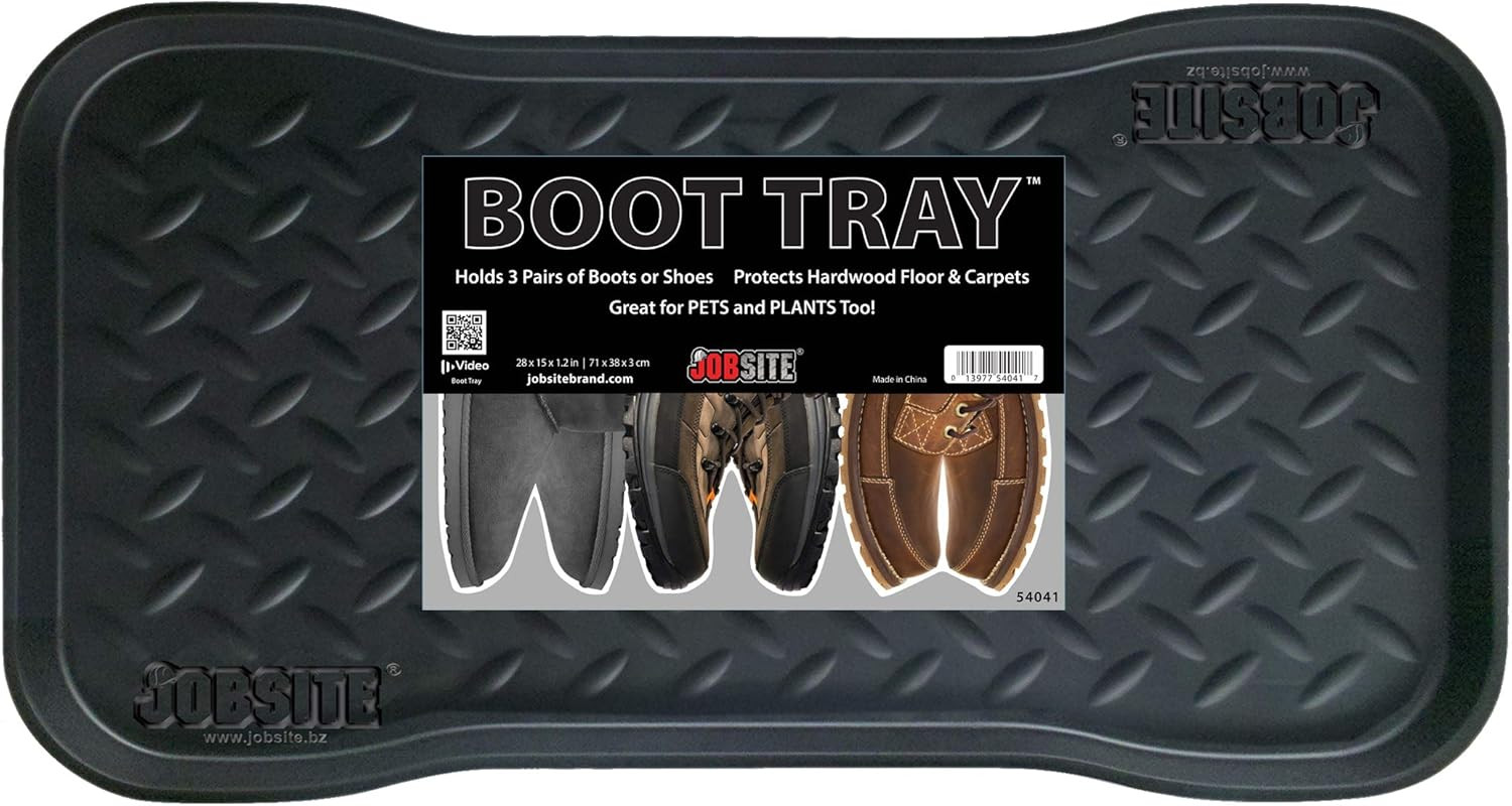 JobSite Heavy Duty Boot Tray, Multi-Purpose for Shoes, Pets, Garden - Mudroom, Entryway, Garage -... | Amazon (US)