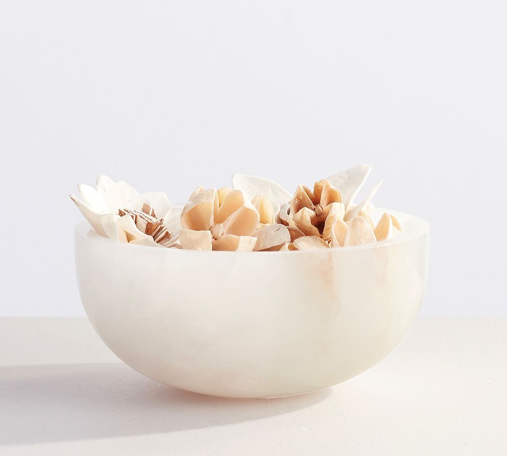 Handcrafted Alabaster Potpourri Bowl | Pottery Barn (US)