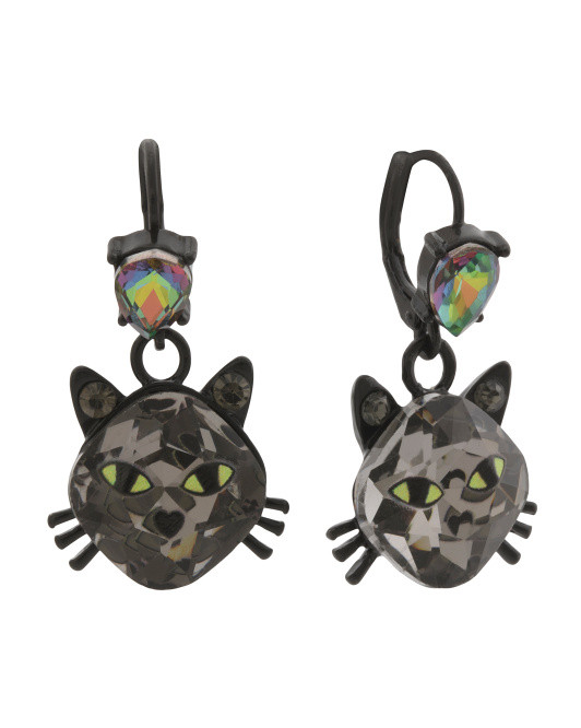 Cat Drop Earrings | TJ Maxx