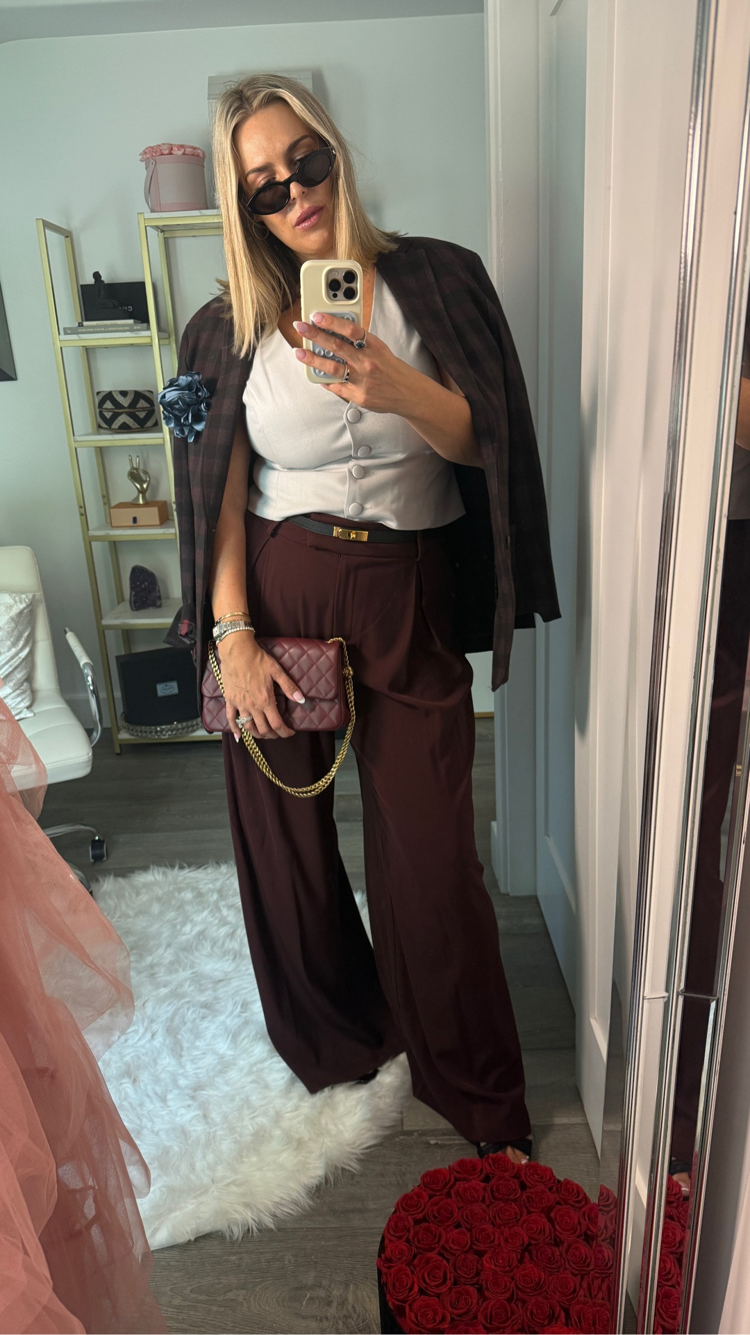 OMG it’s basically Burgundy season already?! Are we ready for this?!😲

Are you ready for the Fall inspo content? While it’s still hot in SoCal, I can’t help but start dreaming up the cute Fall outfits, so let the transition begin🤎❤️✨✨

My sizing: 
Meshki vest-XXL (us12)
Meshki pants-XXL (us12)

Linked similar blazers but mine is a beautiful custom piece from Bespoke Tailors🤎🤎

#LTKStyleTip #LTKMidsize #LTKSeasonal