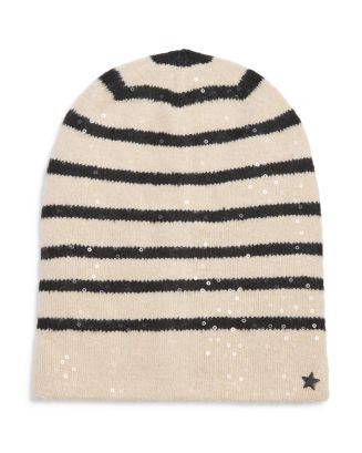 JocelynStar Charm Sequin Striped Beanie | Bloomingdale's (US)