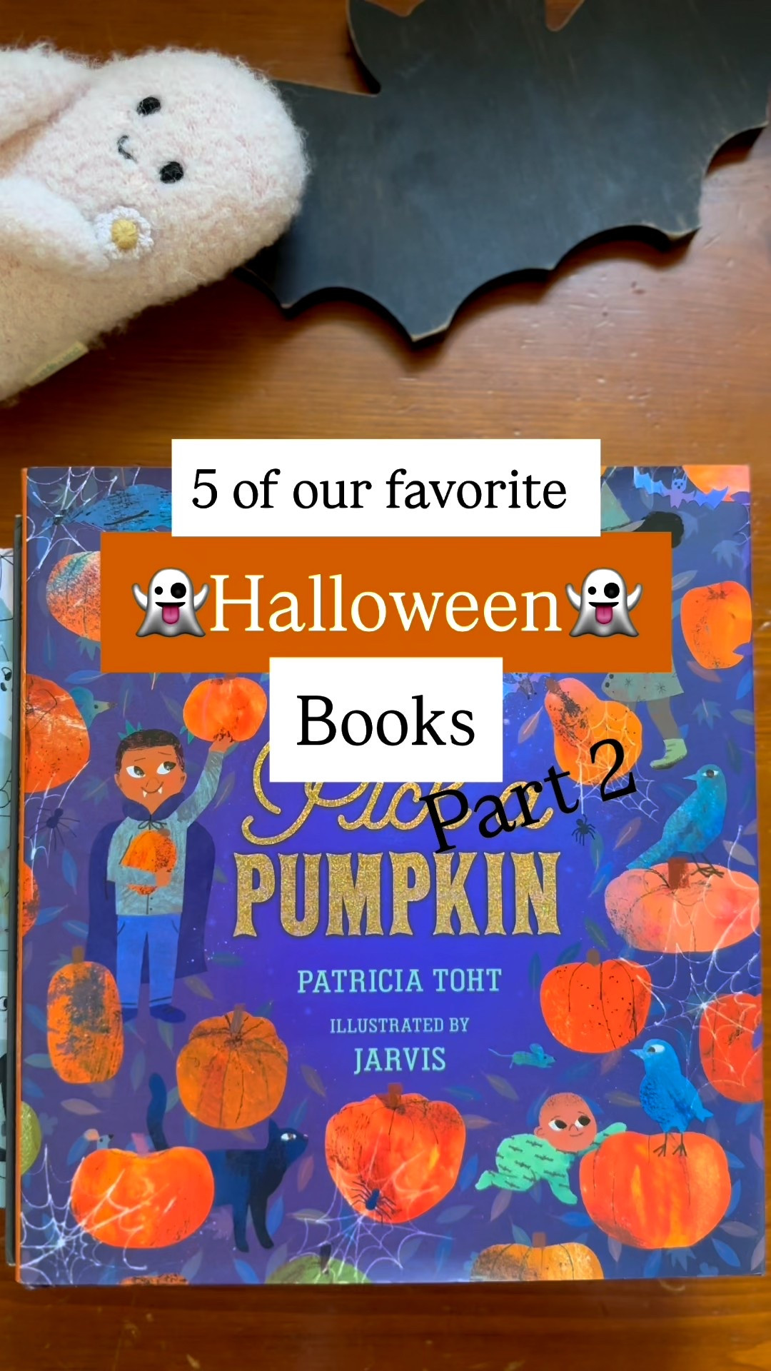 5 more of our favorite Halloween books that we read till we have them memorized each year! More silly, more feel good and lots of fall vibes! 

🎃 Pick a Pumpkin
🎃 Stumpkin
🎃 No Such Thing
🎃 How to Make Friends with a Ghost
🎃 Ghost afraid of the Dark

#halloweenbooks #kidlit 

#LTKHalloween #LTKSeasonal #LTKKids