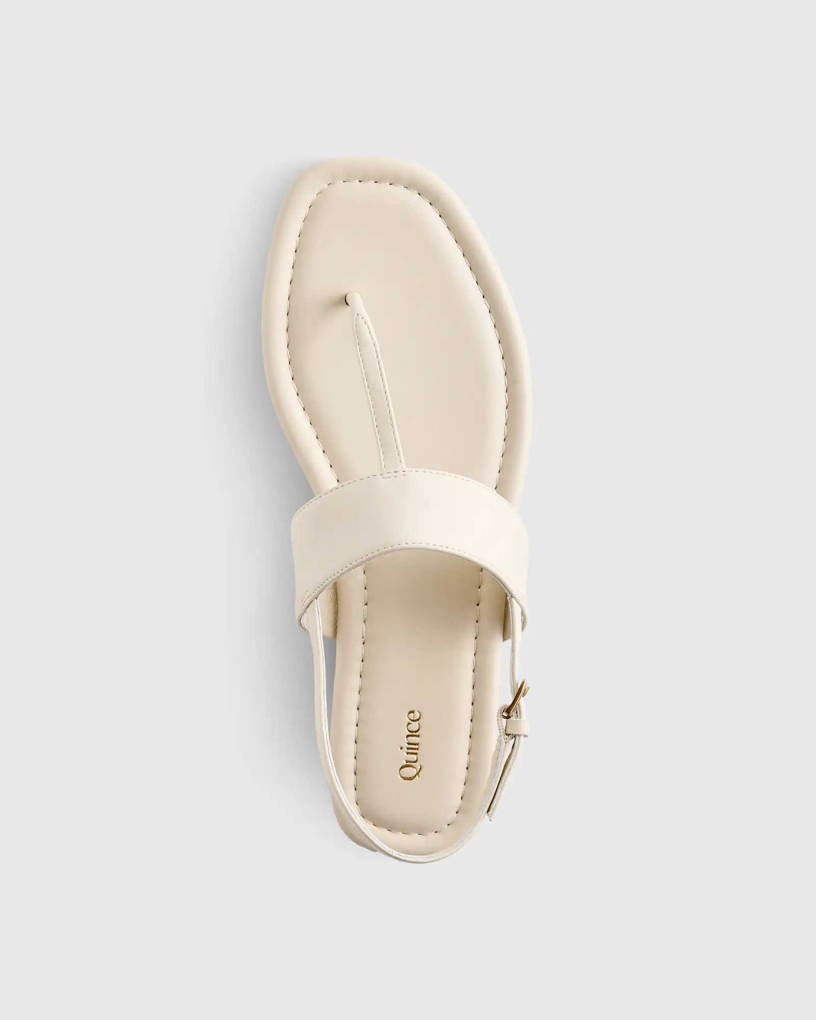 Italian Leather T-Strap Sandal | Quince