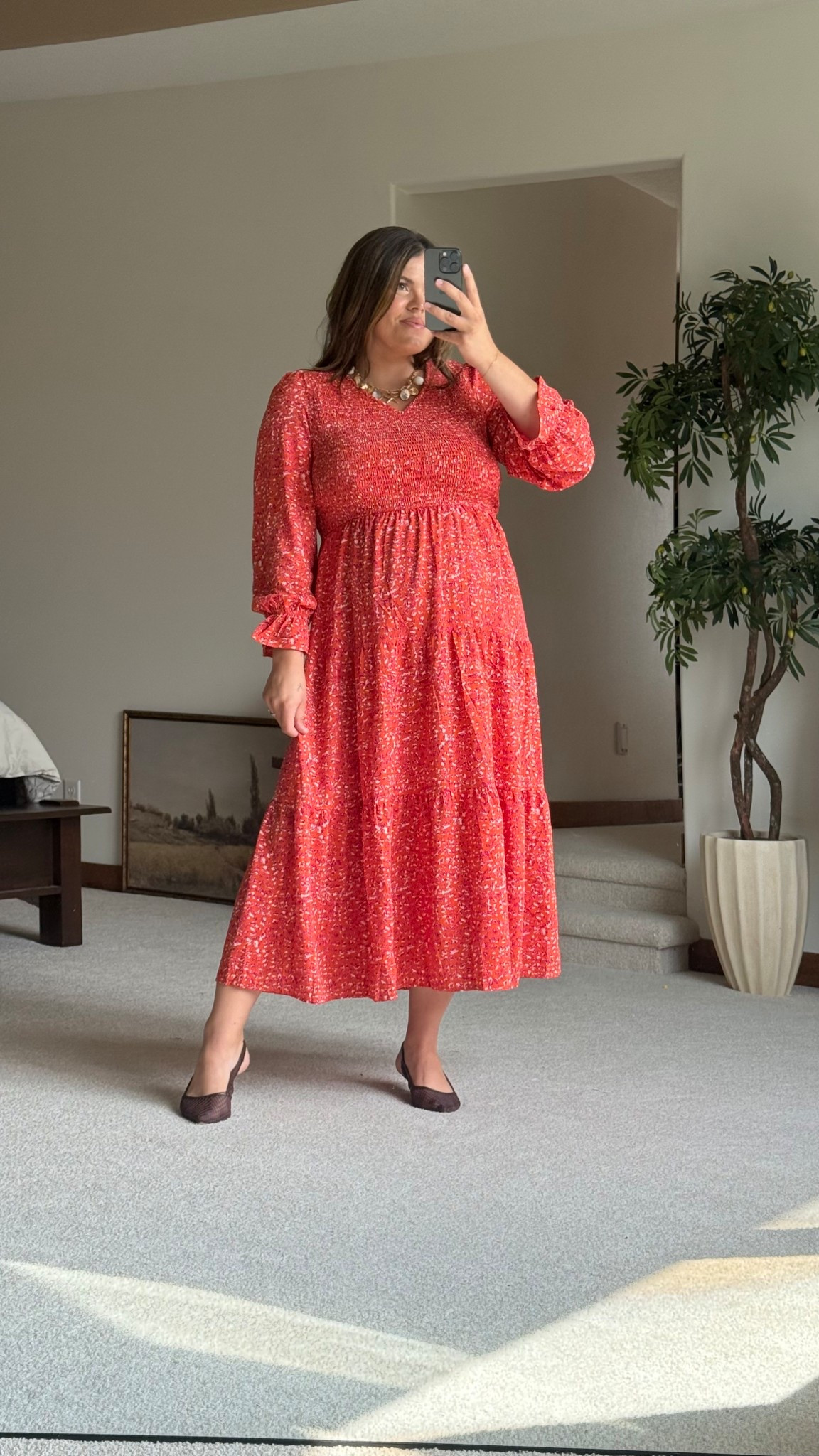 Fall dress perfect for teaching, family photos or special event. Maternity friendly,  too. Wearing XL

#Fall #Teacher #WomensStyle #Maternity #Dress
#Midsize #Amazon 

#LTKMidsize #LTKBump #LTKPlusSize