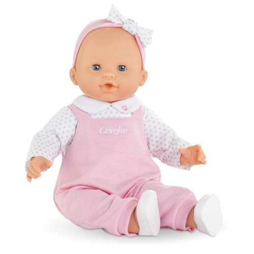 Corolle Lise - 14" Soft Baby Doll with Vanilla Scent, Pink Outfit & Sleeping Eyes for Girls Ages 18 Months+, Cute Reborn Realistic Baby Dolls for 2 Year Old Girls | Amazon (US)