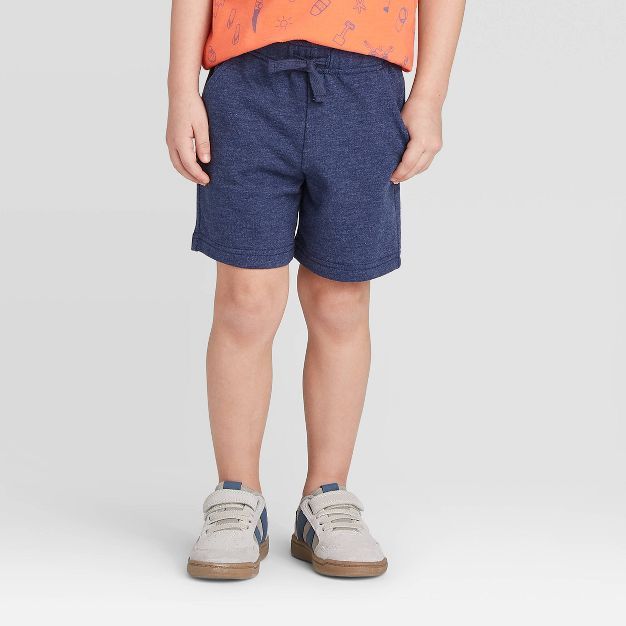 Toddler Boys&#39; Knit Pull-On Shorts - Cat &#38; Jack&#8482; Navy 4T | Target