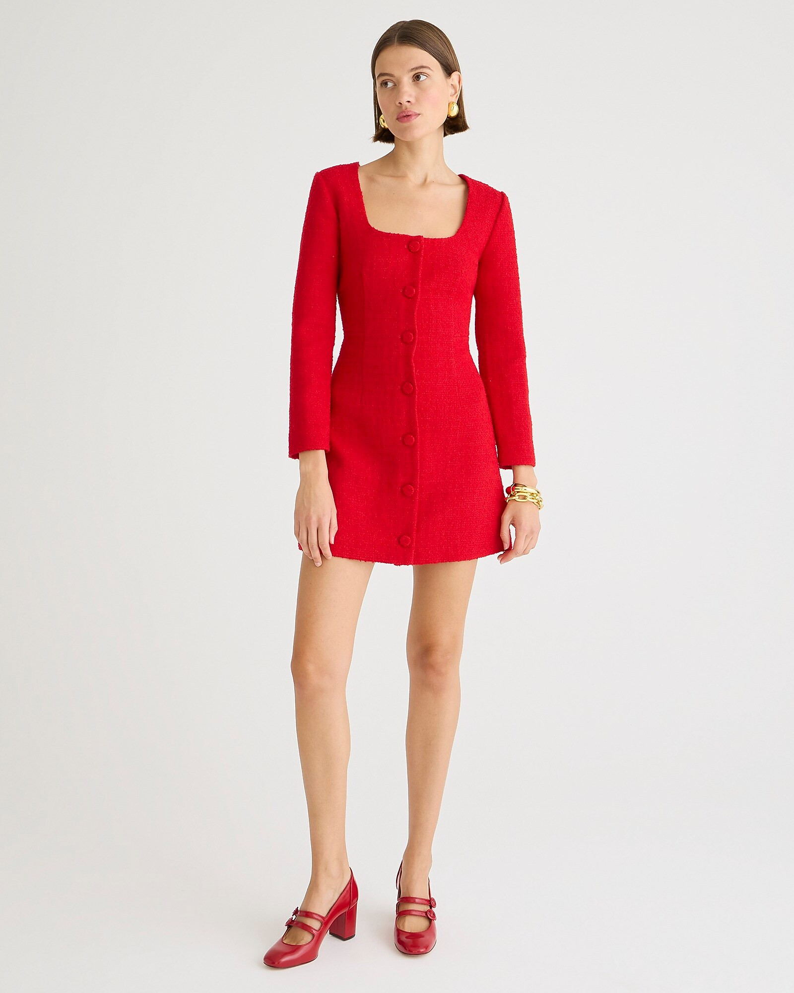 Sophia mini dress in maritime tweed | J. Crew US