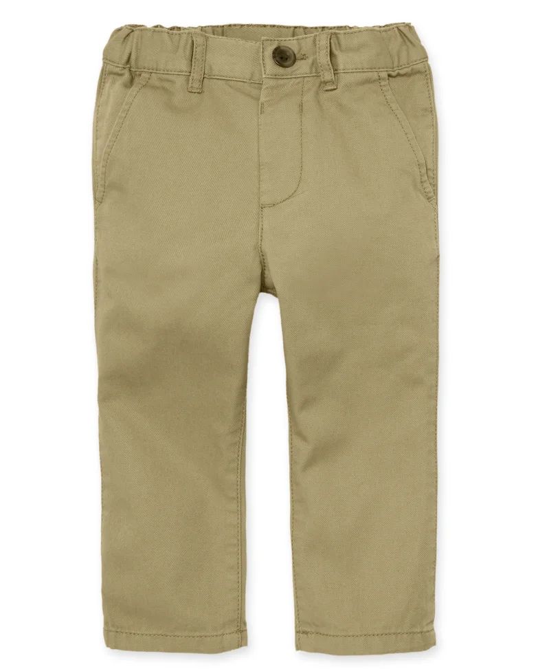 Baby And Toddler Boys Stretch Skinny Chino Pants - flax | The Children's Place