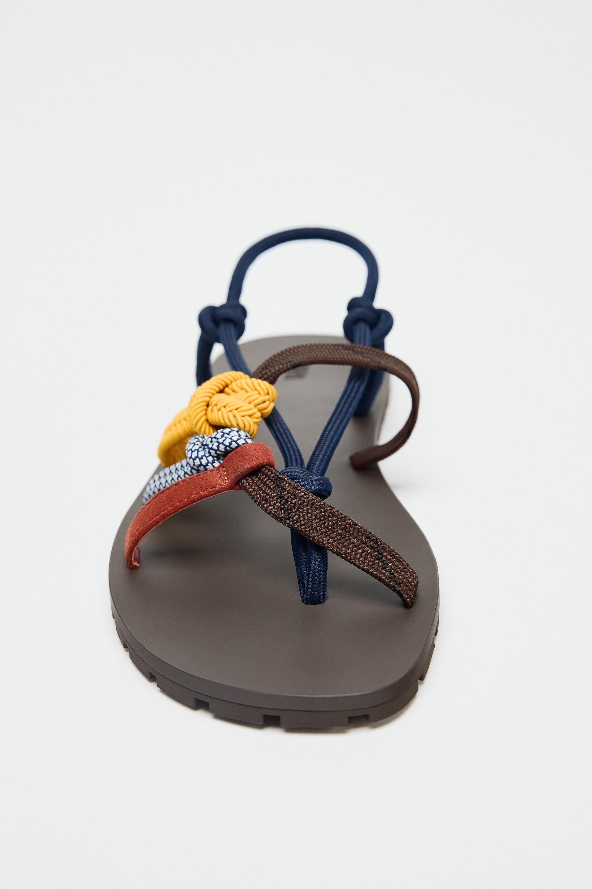 COLOR STRAP SANDALS | Zara US