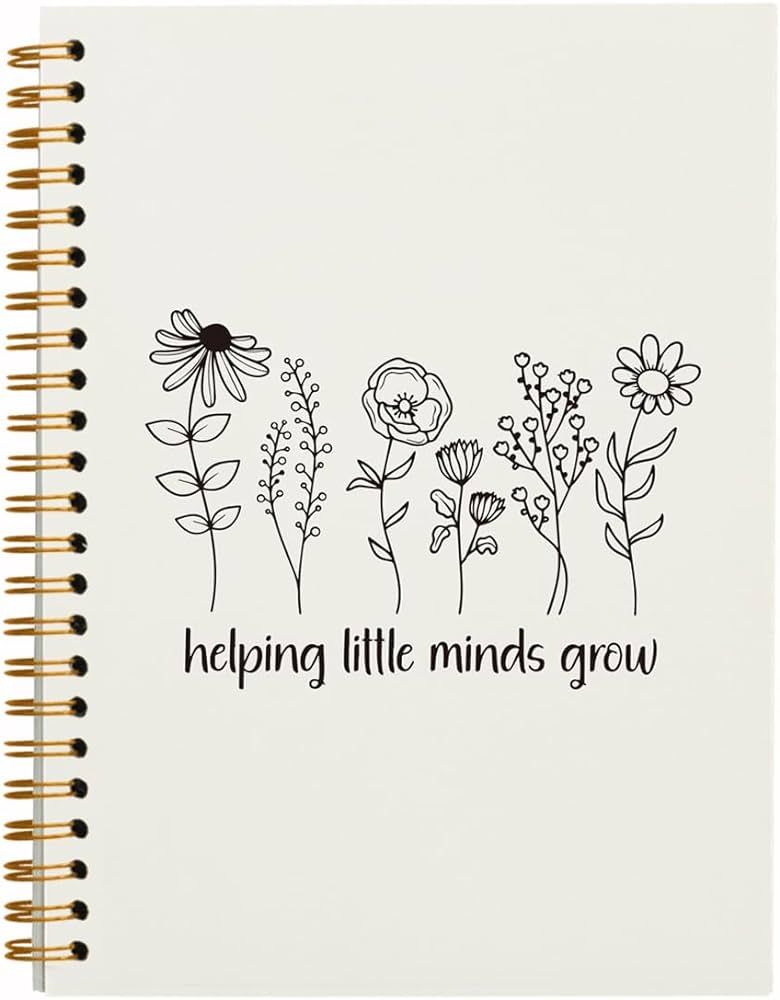 Helping Little Minds Grow Notebook,Inspirational Teacher Gifts,Office Notebook Journal for Work O... | Amazon (US)