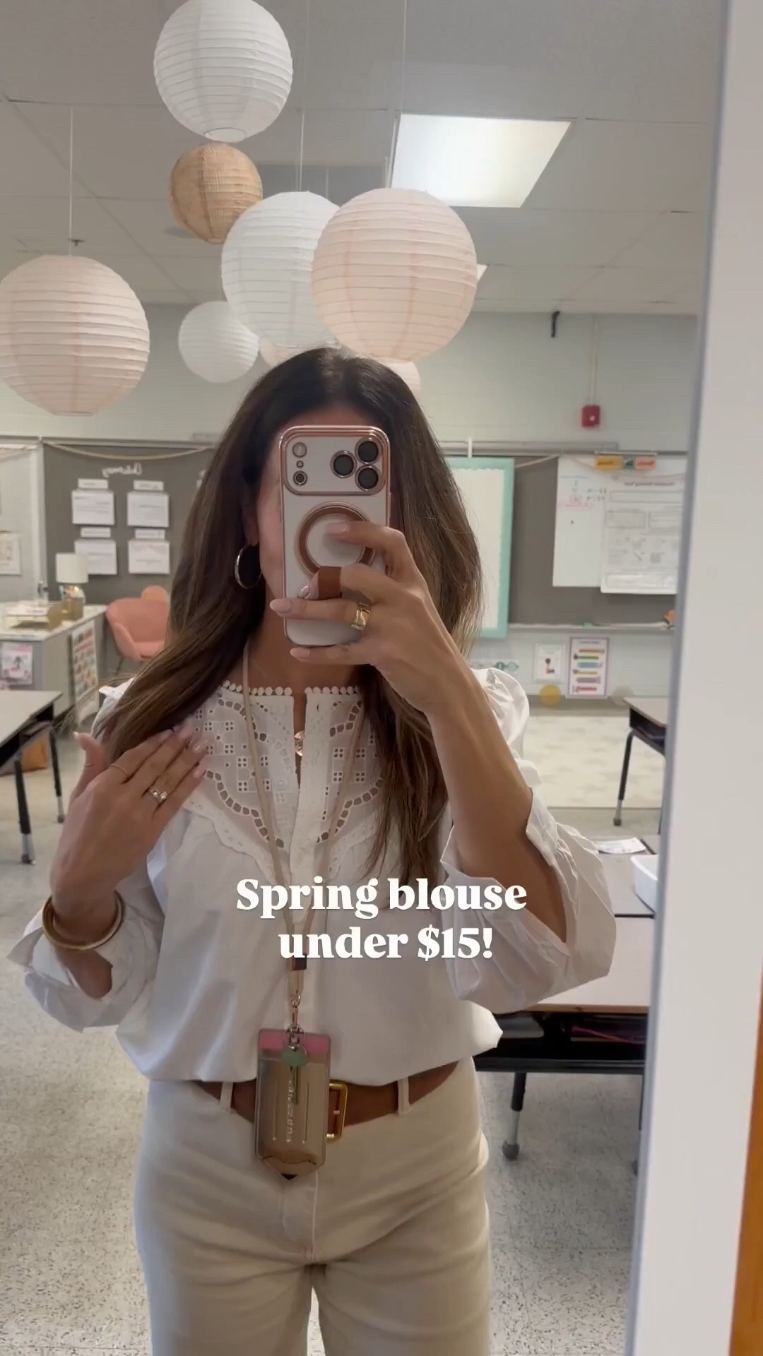 This timeless blouse from Amazon is on sale for under $15! Cotton, lined and so comfy for all day wear. Comes in other great colors too! 🤍

Teacher  outfit, spring outfit, Amazon find, white blouse, casual workwear 



#LTKWorkwear #LTKSeasonal #LTKSaleAlert
