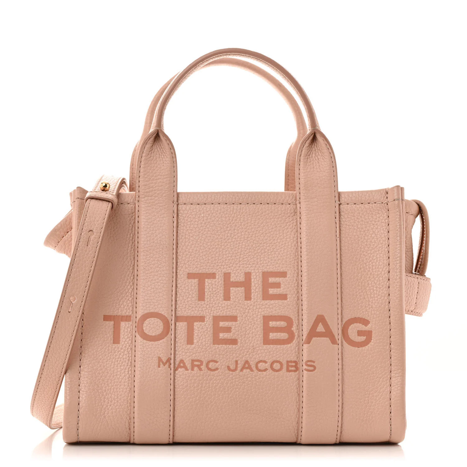Grained Calfskin Small The Tote Bag Rose Dust | FASHIONPHILE (US)