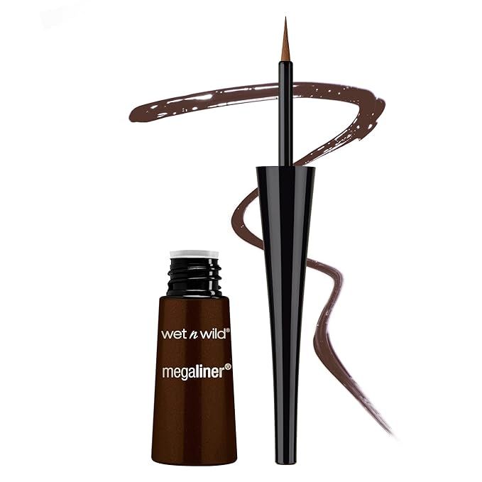 wet n wild MegaLiner Liquid Eyeliner Brown Dark Brown | Amazon (US)