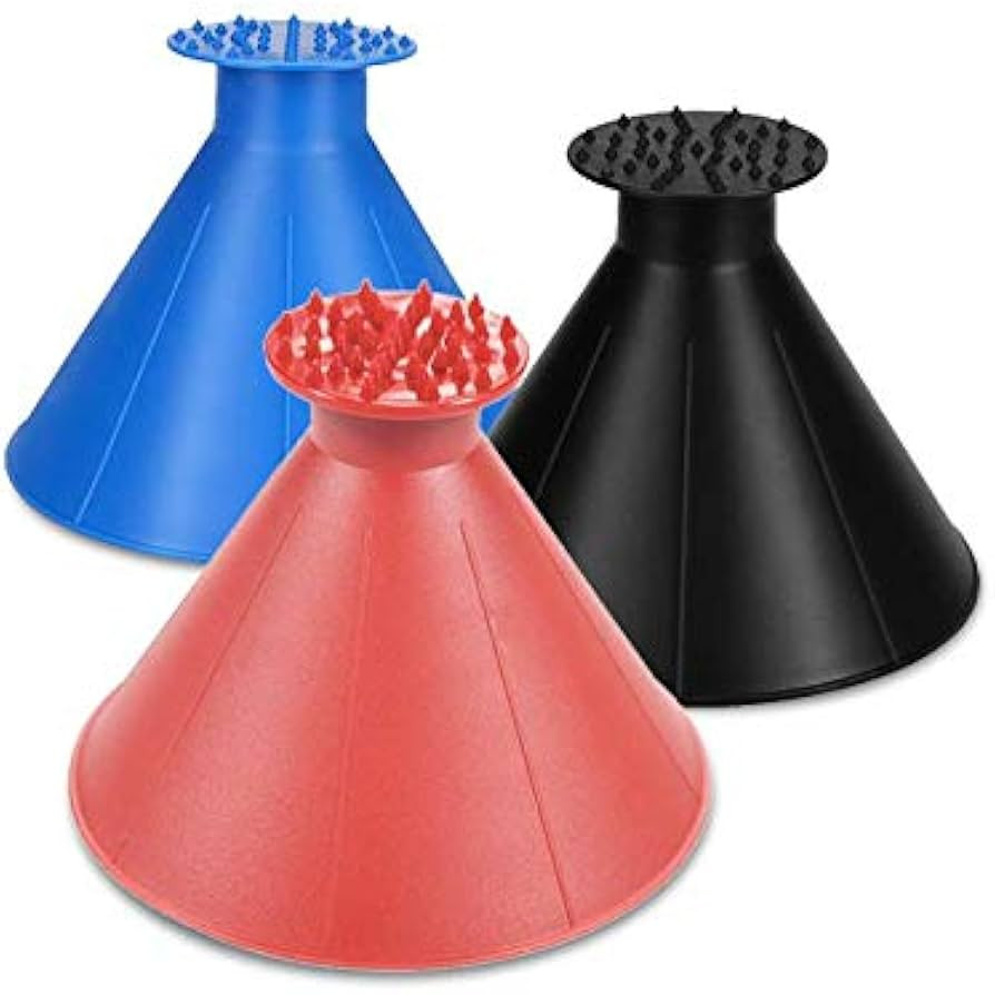 QU.SBEARY Magical Car Ice Scraper with Funnel, Magical Car Ice Scraper Round Snow Removal with Fu... | Amazon (US)