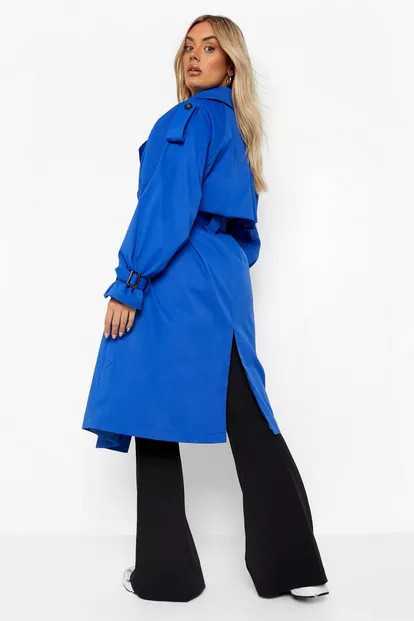 Plus Belted Trench Coat | Boohoo.com (US & CA)