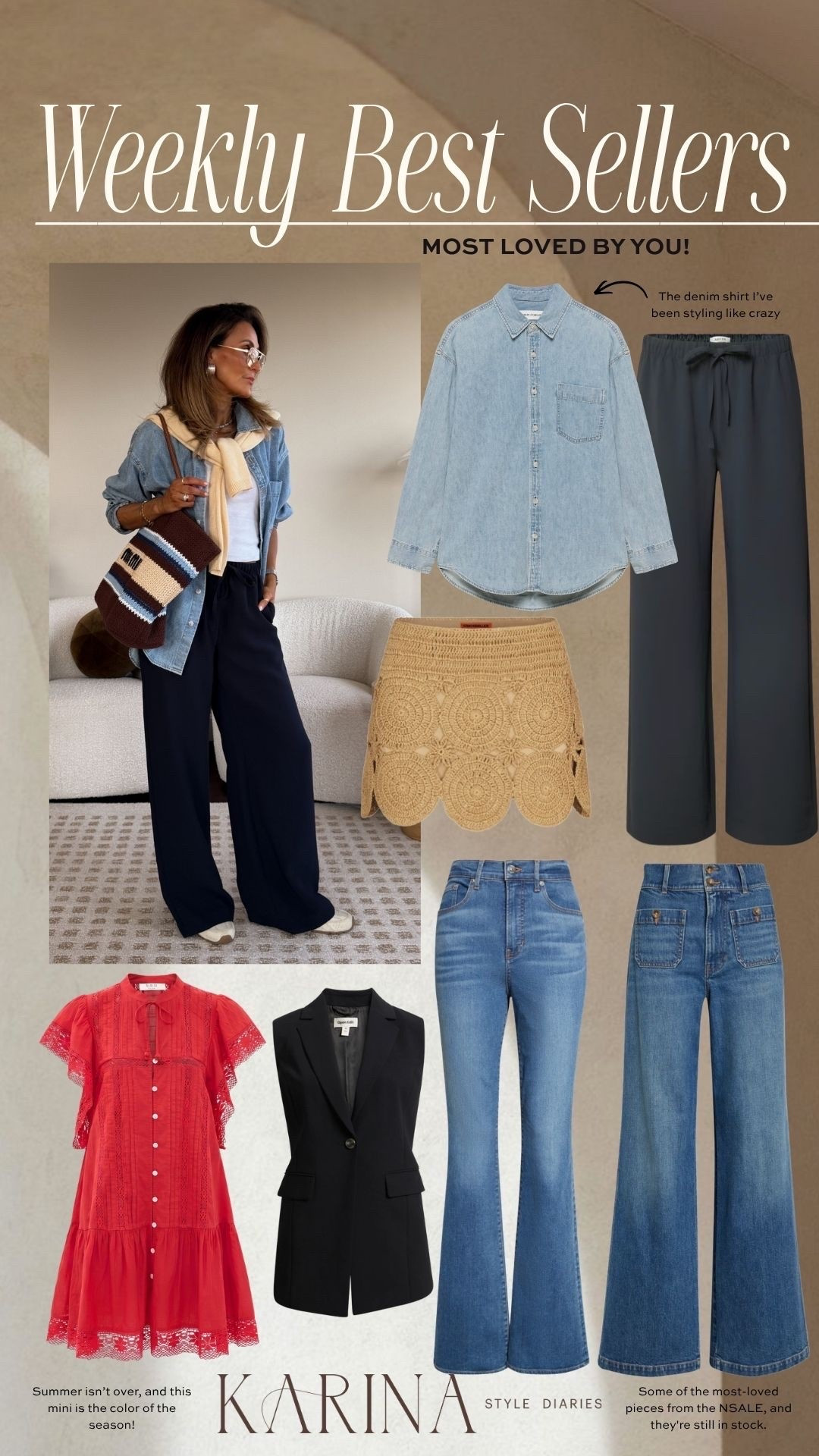 Most loved by you! Love all the basics that you can keep wearing over and over
