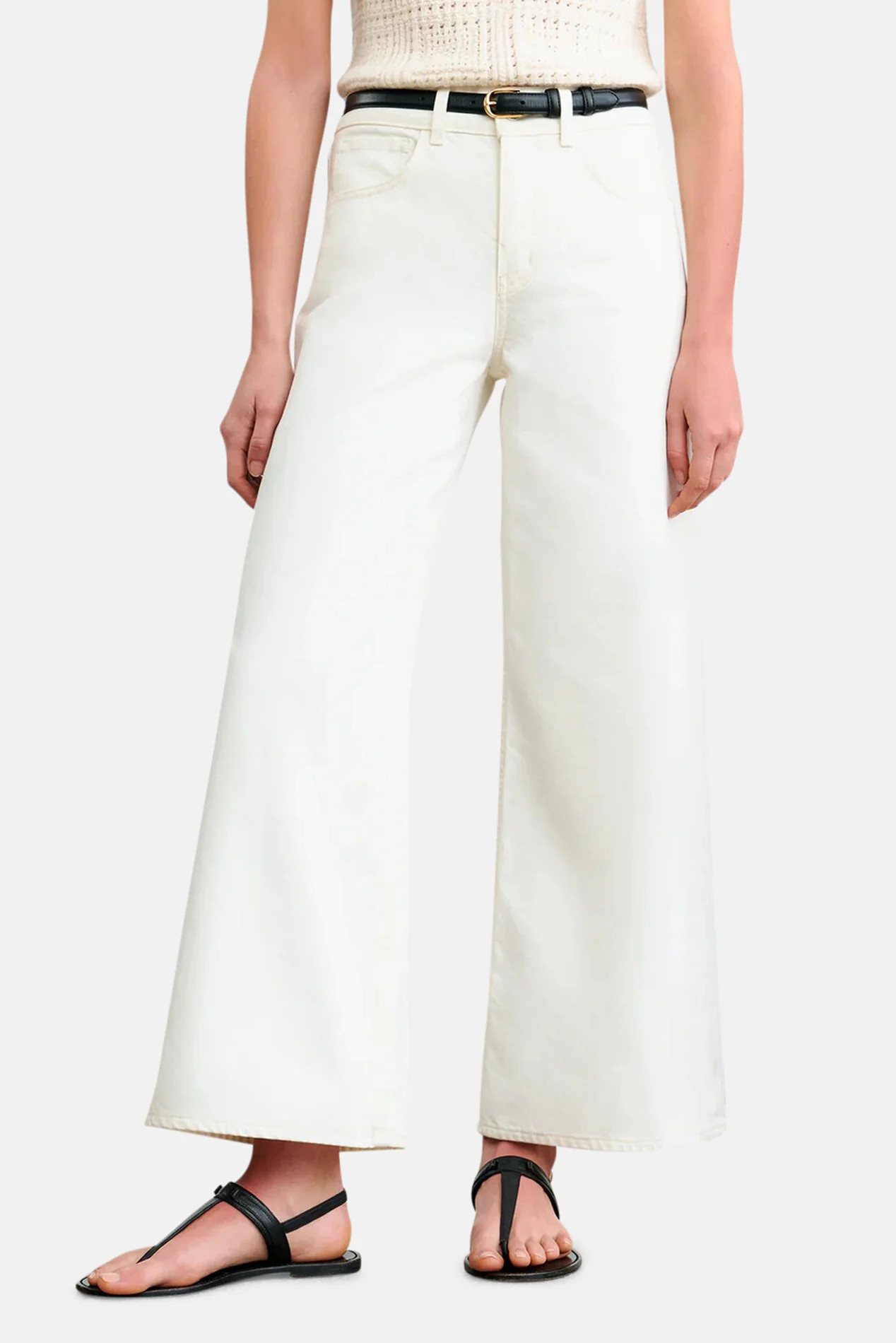 Marlene Jean Cream | Blue & Cream