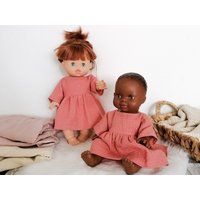 Muslin Dress Marsala | Minikane Doll Clothes, Miniland Vêtement Poupée Paola Reina, Puppenkleidung,  | Etsy (US)