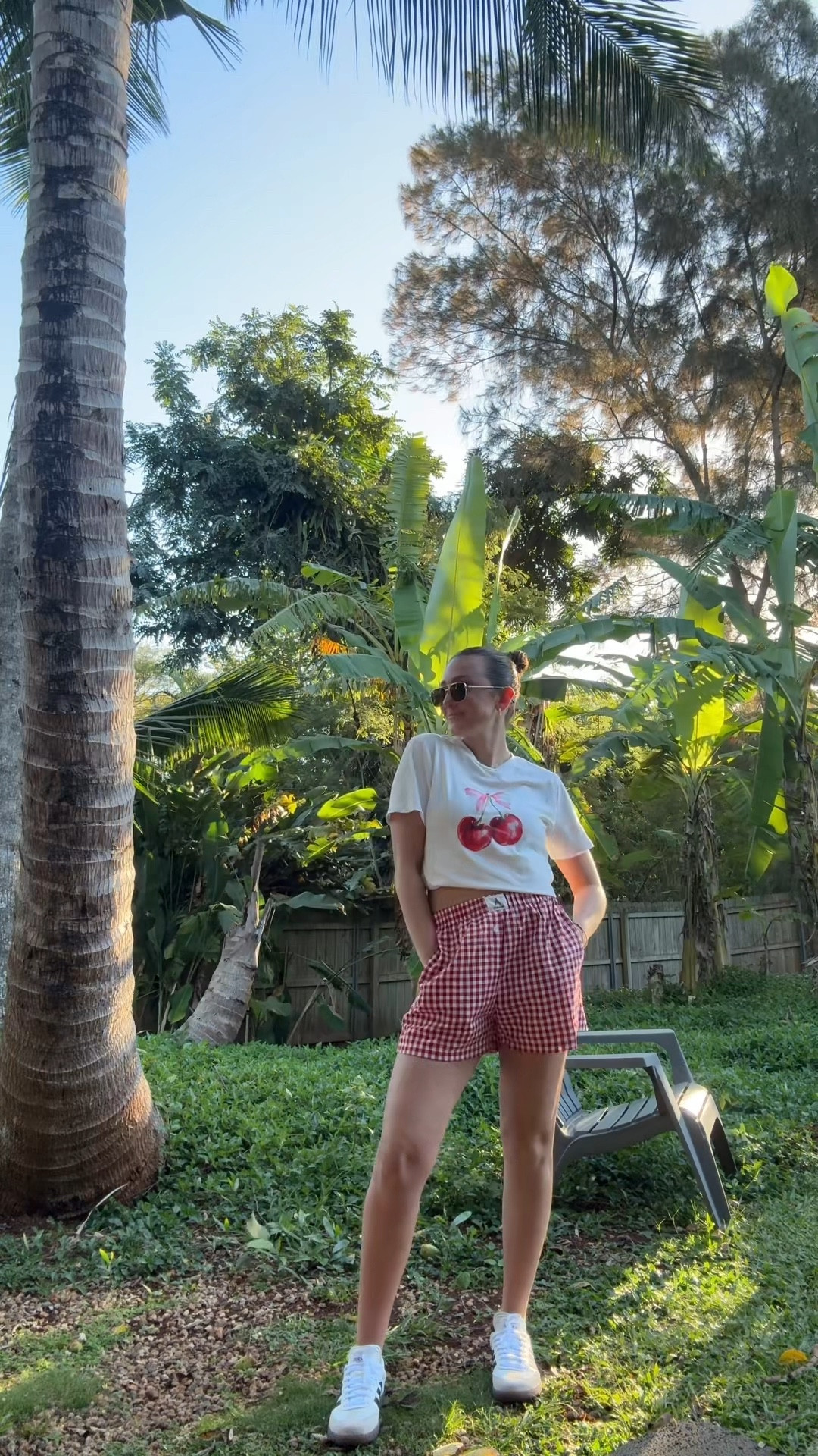 Whole outfit is from shein & amazon! 🍒💌 #amazonfashion #amazonspring #amazonshorts #amazinoutfits #adidassamba #samba #adidassneakers #shein #sheintop #sheintshirt #sunglasses #amazonsunglasses 

#LTKSaleAlert #LTKFindsUnder50 #LTKStyleTip