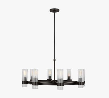 Elle Round Metal Chandelier (33") | Pottery Barn (US)