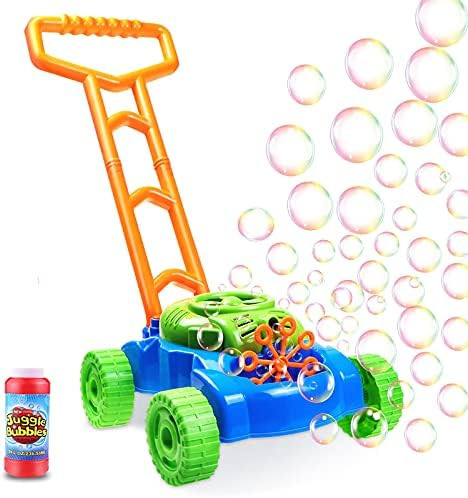 Bubble Mower ,Baby Lawn Mower ,Baby Toys 12-18 Months Electronic Outdoor Push Toys Gifts for Baby... | Amazon (US)