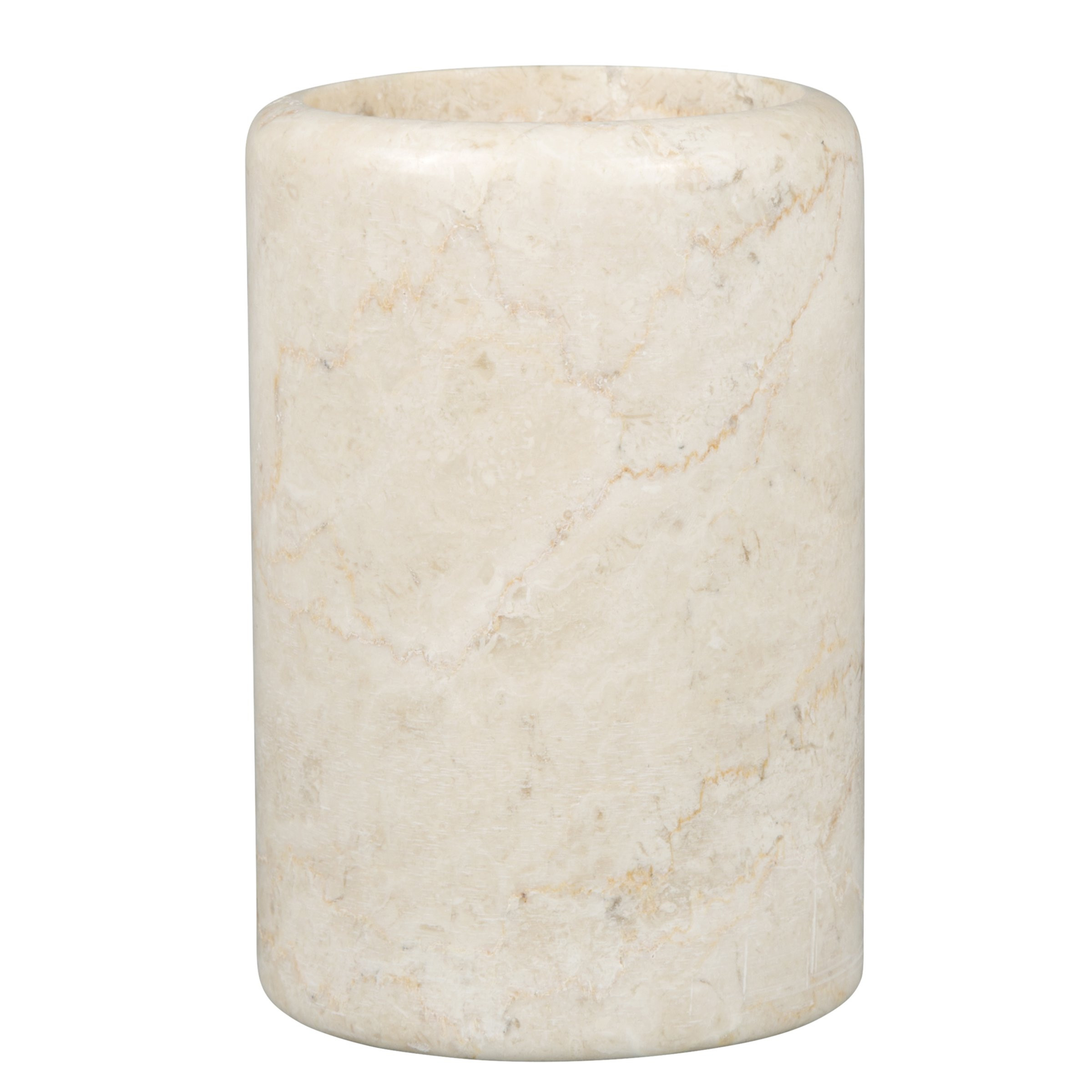 Creative Home Natural Champagne Marble Tumbler Solid Stone Toothbrush Holder Cup Bathroom Vanity ... | Amazon (US)