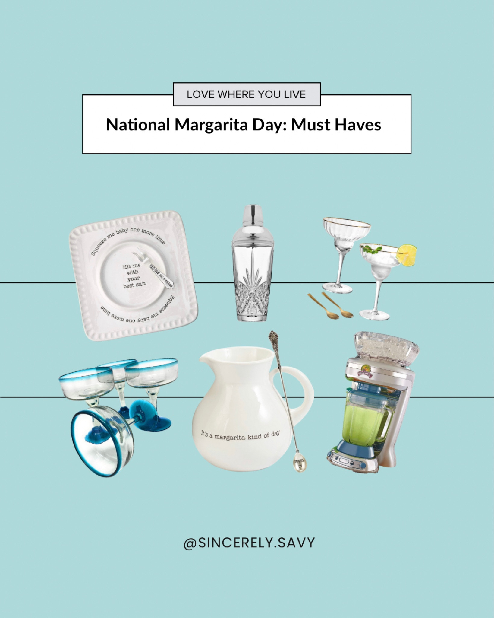 In honor of National Margarita Day! Sharing some must haves for hosting! 

#LTKFind #LTKhome #LTKSeasonal