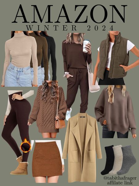 Amazon winter outfits. Winter outfit. Winter neutrals. 

#LTKstyletip #LTKSeasonal #LTKfindsunder50