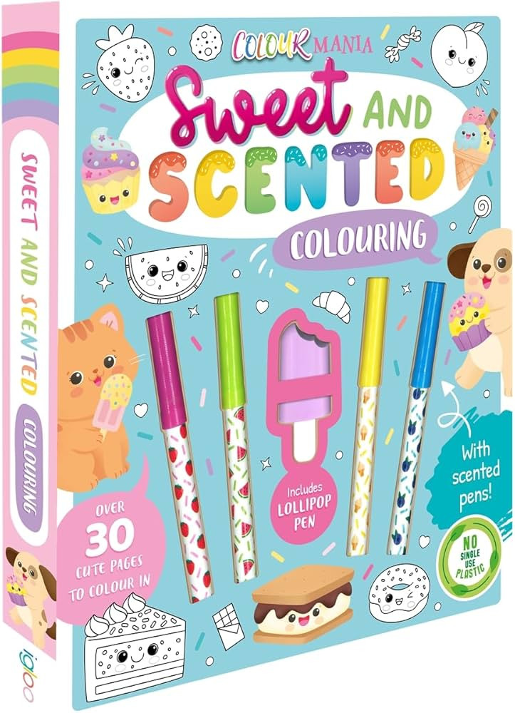 Sweet and Scented Colouring (Colouring kit with scented pens) | Amazon (UK)