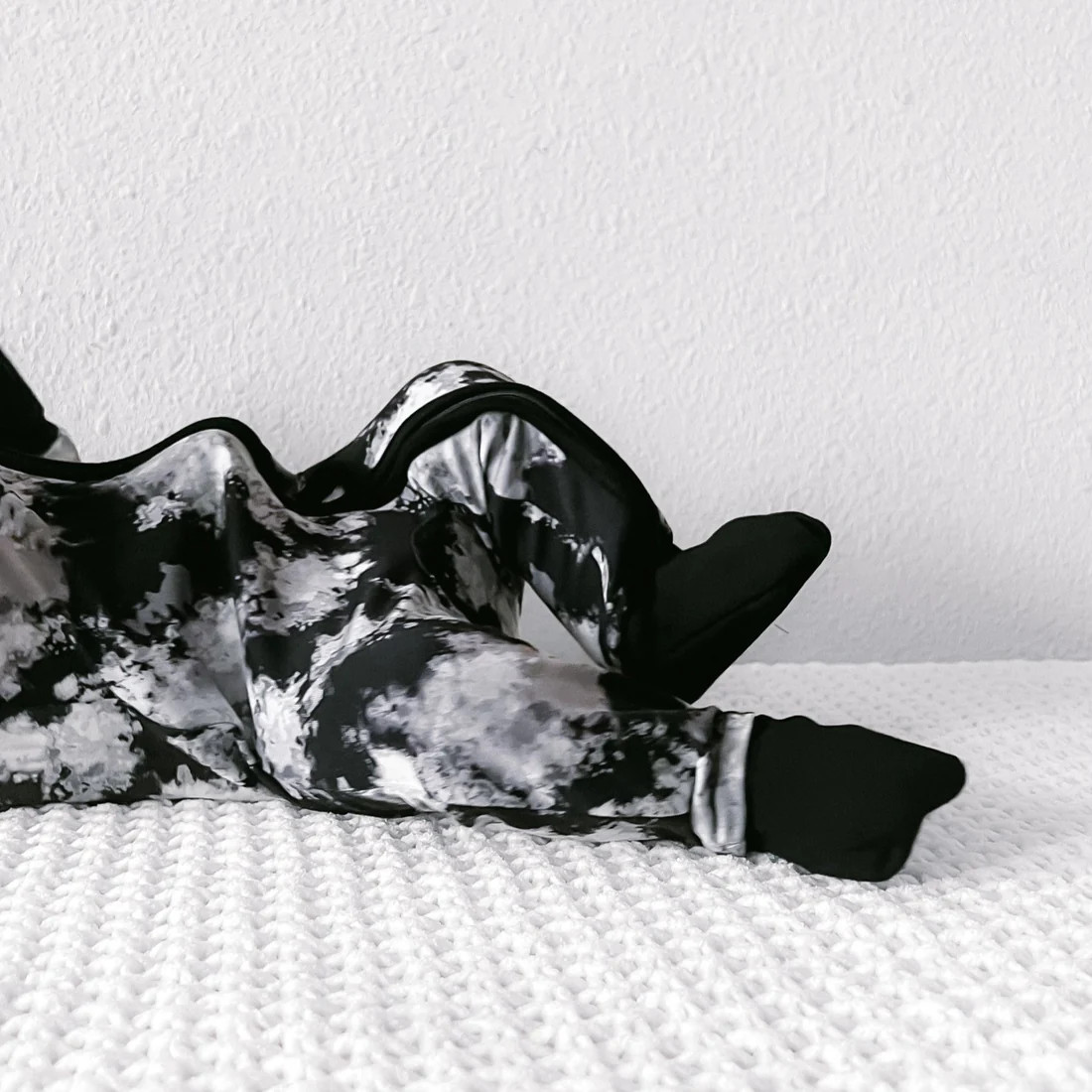 ZIP ROMPER - Black Tie Dye | millie + roo