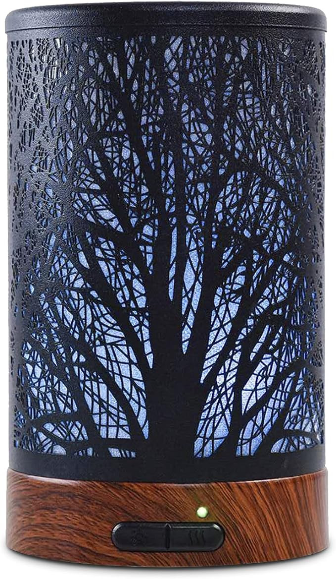 Essential Oil Diffuser 150ml Black Metal Aromatherapy Oil Diffuser Ultrasonic Cool Mist Diffuser ... | Amazon (US)
