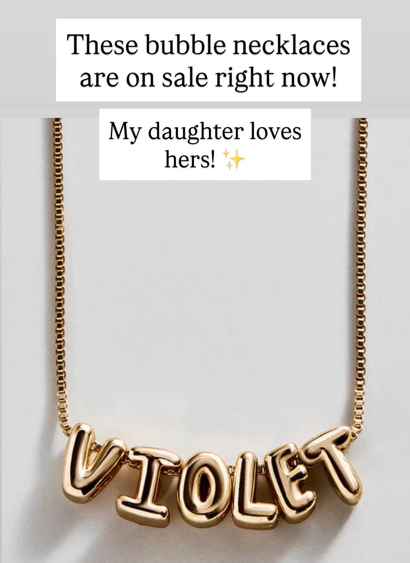Obsessed with these bubble necklaces

#LTKSaleAlert