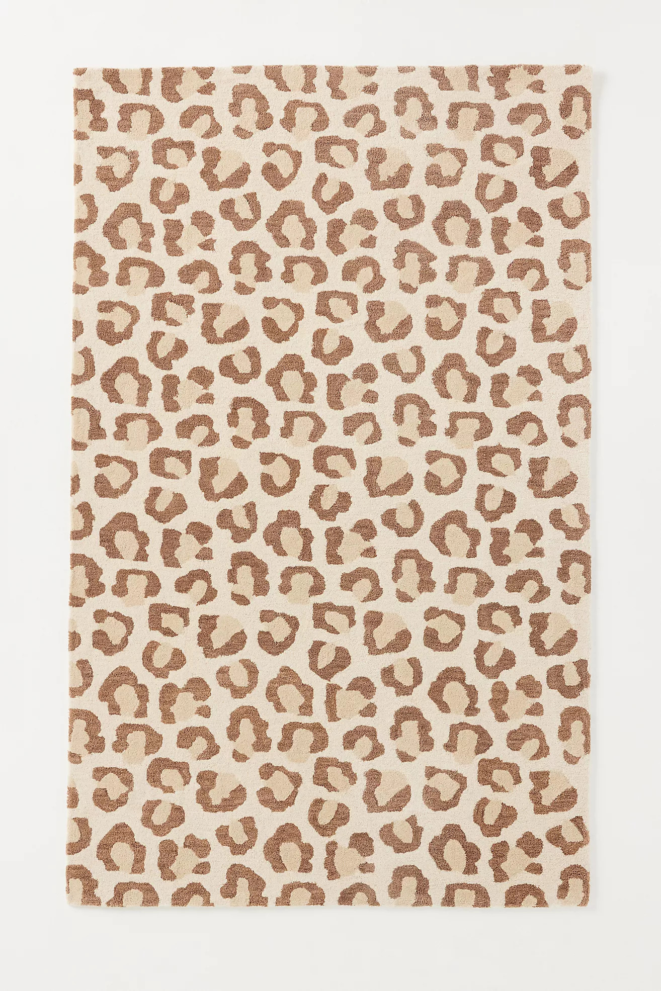 Tufted Wool Cheetah Rug | Anthropologie (US)