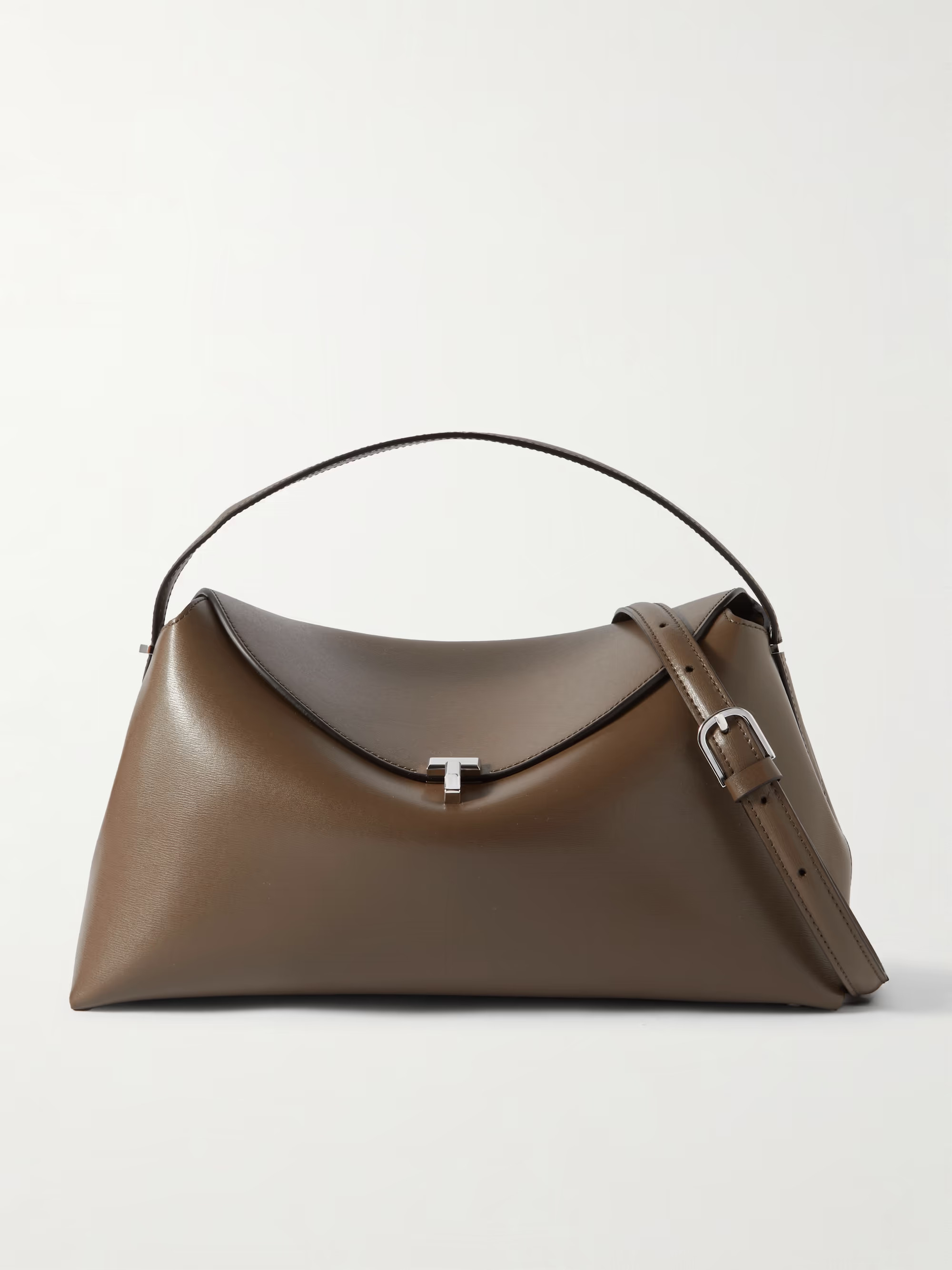 T-Lock leather shoulder bag | NET-A-PORTER (US)