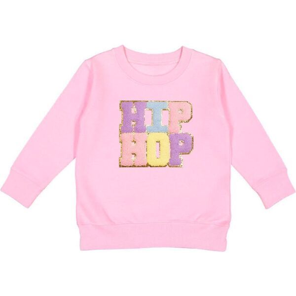 Hip Hop Patch Easter Sweatshirt, Pink | Maisonette