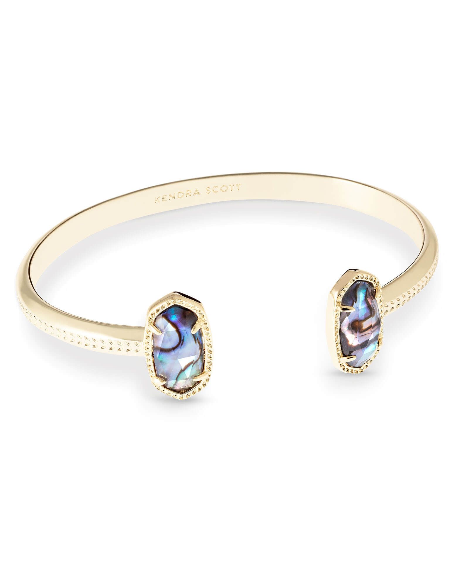 Elton Gold Cuff Bracelet in Abalone Shell | Kendra Scott