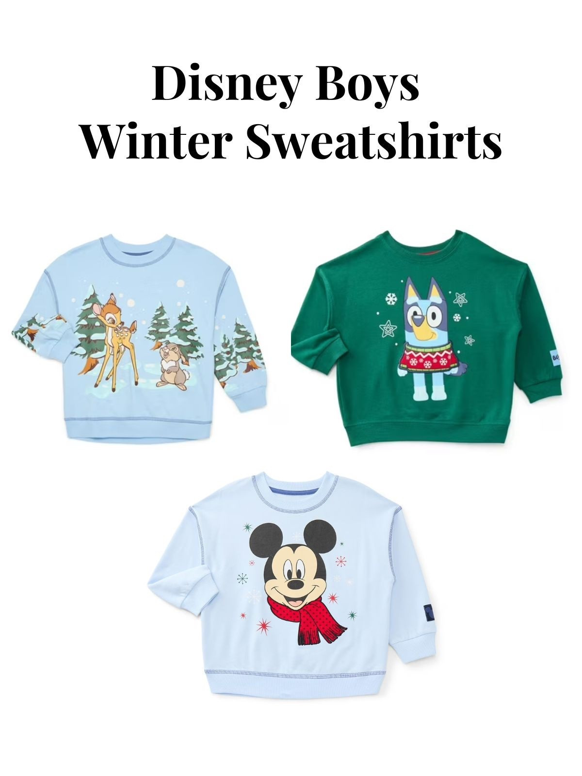 Disney boys winter sweatshirts 

#LTKTravel #LTKootd #LTKHoliday