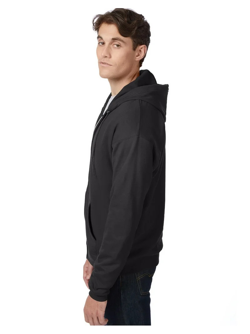 Hanes Men's & Big Men's Fleece Full Zip Up Hoodie Sweatshirt, Sizes S-3XL | Walmart (US)