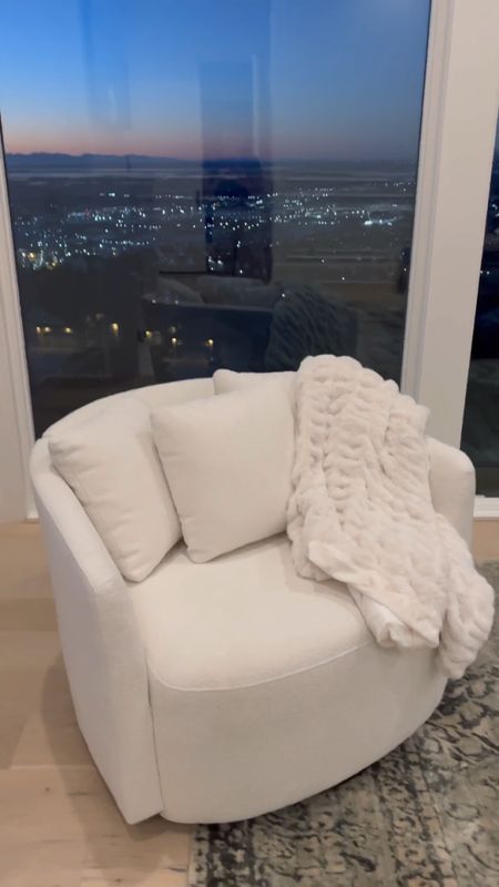 These boulce swivel chairs are comfy and oversized enough to relax and lounge comfortably for more than one person - still can’t believe it’s under $300 🤩 

Andrew home, swivel chair, Walmart chair, neutral chair, home decor, living room decor, primary bedroom chair, accent chair, white accent chair, Walmart, Christine Andrew 

#LTKhome #LTKVideo #LTKstyletip