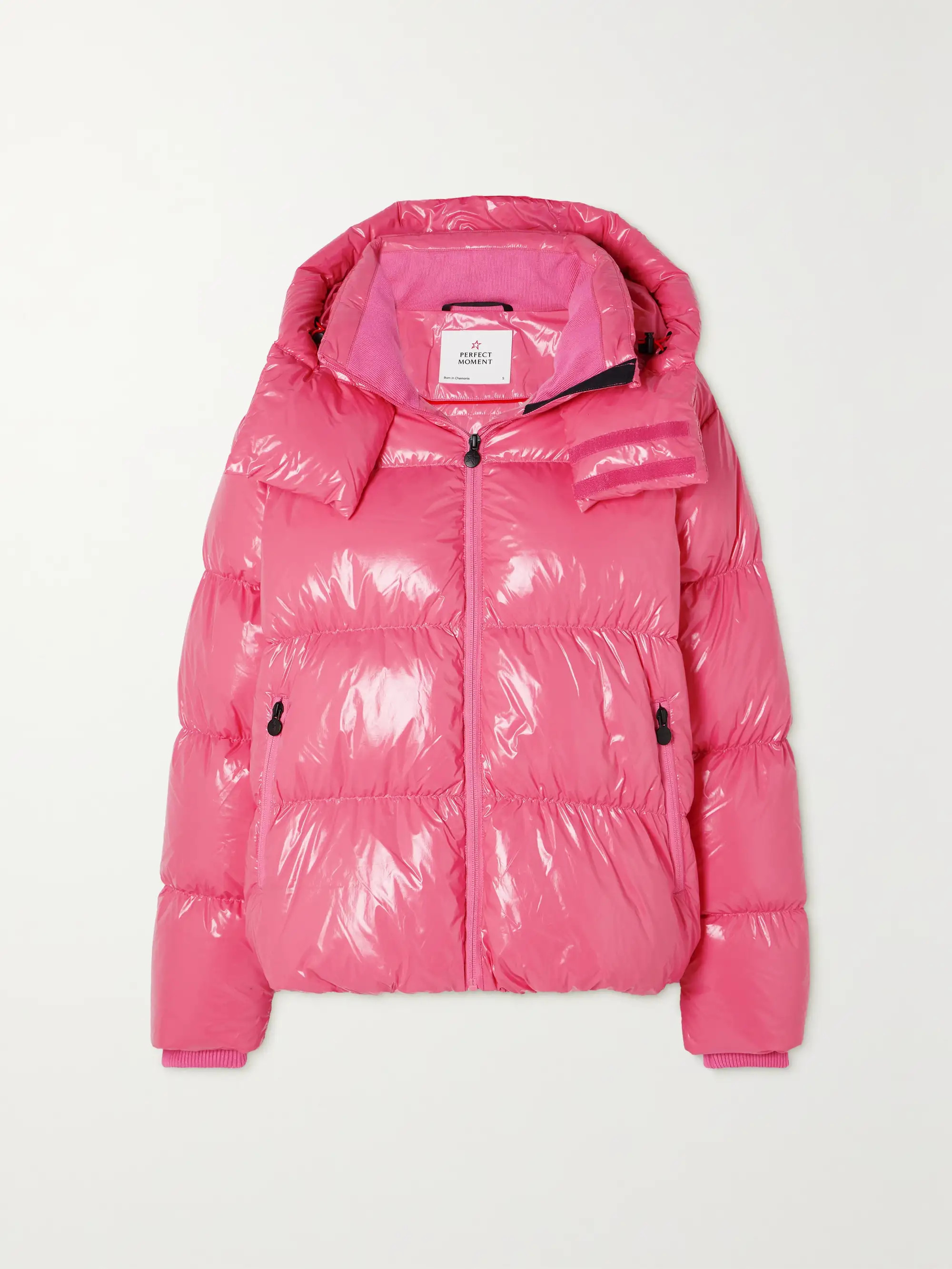 January hooded quilted glossed-shell down ski jacket | NET-A-PORTER APAC