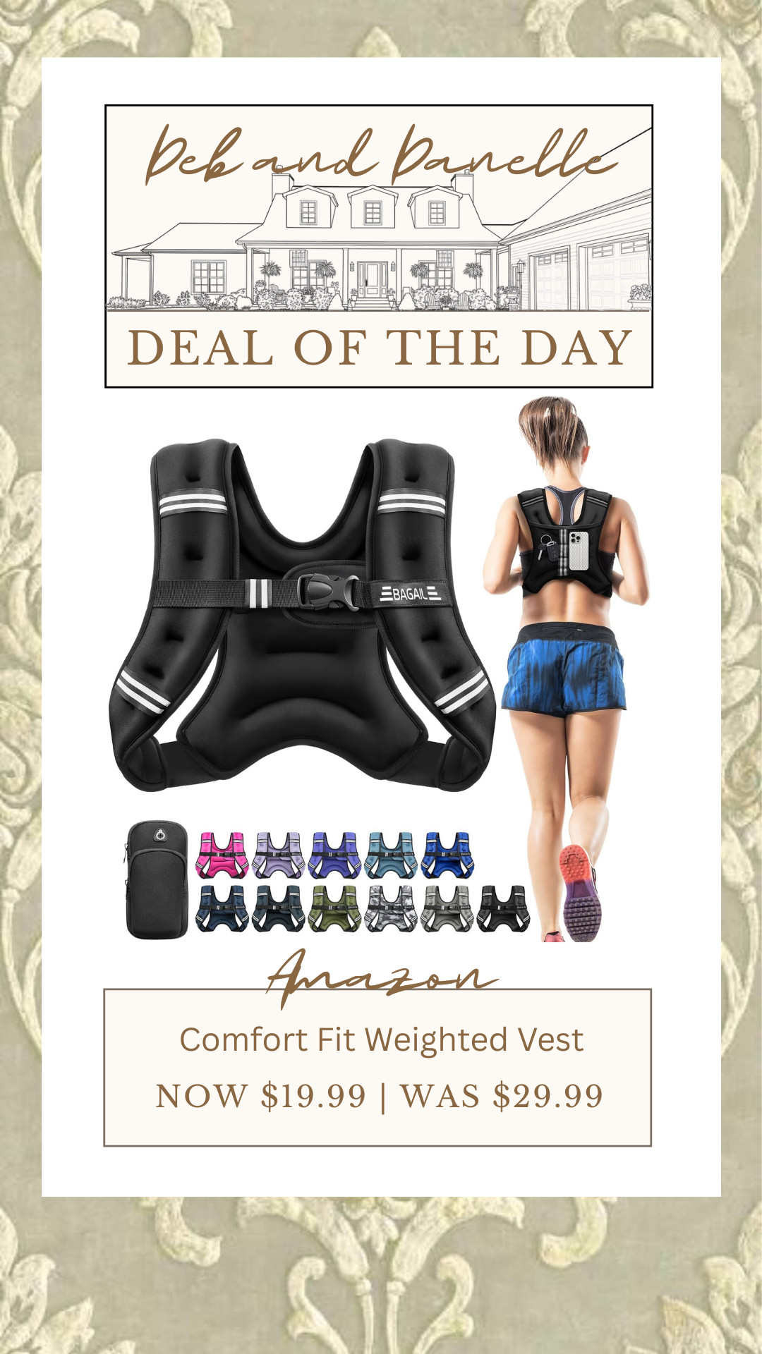 We love our weighted vests for our morning walks. There is currently a great deal on these from Amazon that come in weights from 5 pounds to 30 pounds.  

 #LTKfitnessgoals #LTKSeasonal