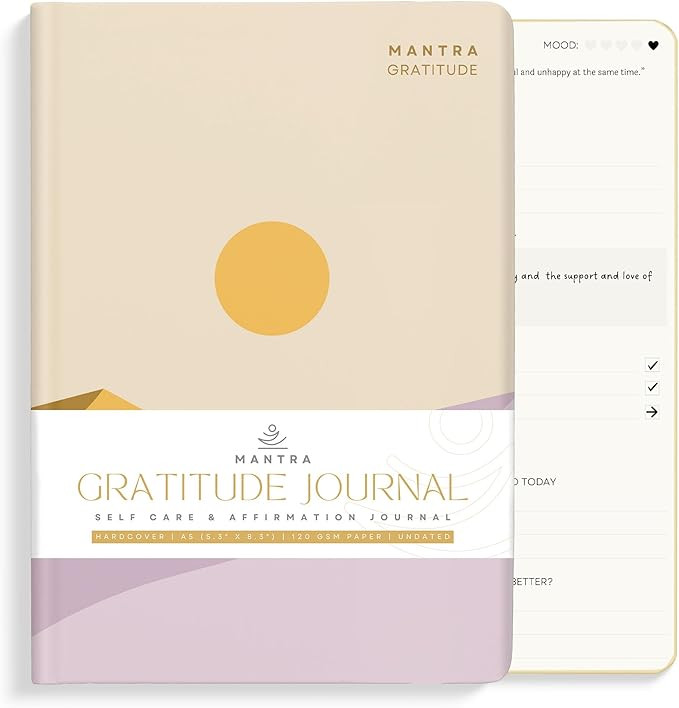 Gratitude Journal For Women & Men - Mental Health, Self Love & Self Care Journal - Evening - 5.8"... | Amazon (US)
