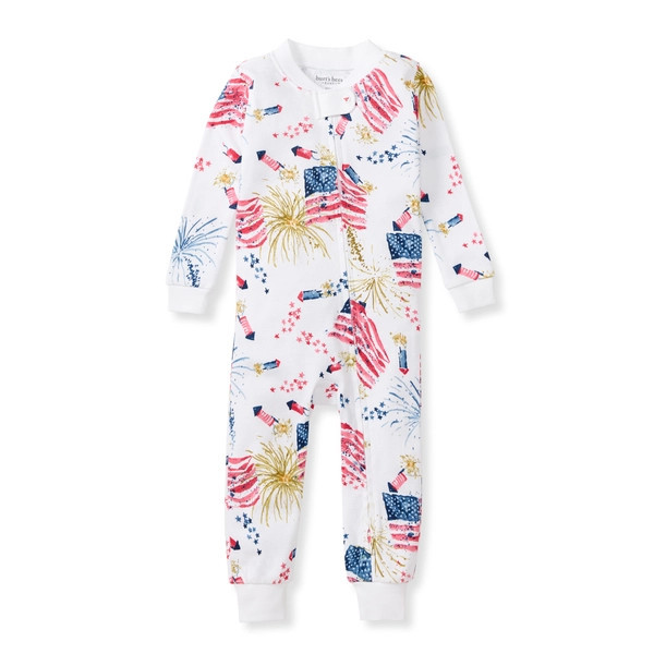 Firecrackers Organic Cotton Baby Pajamas | Burts Bees Baby