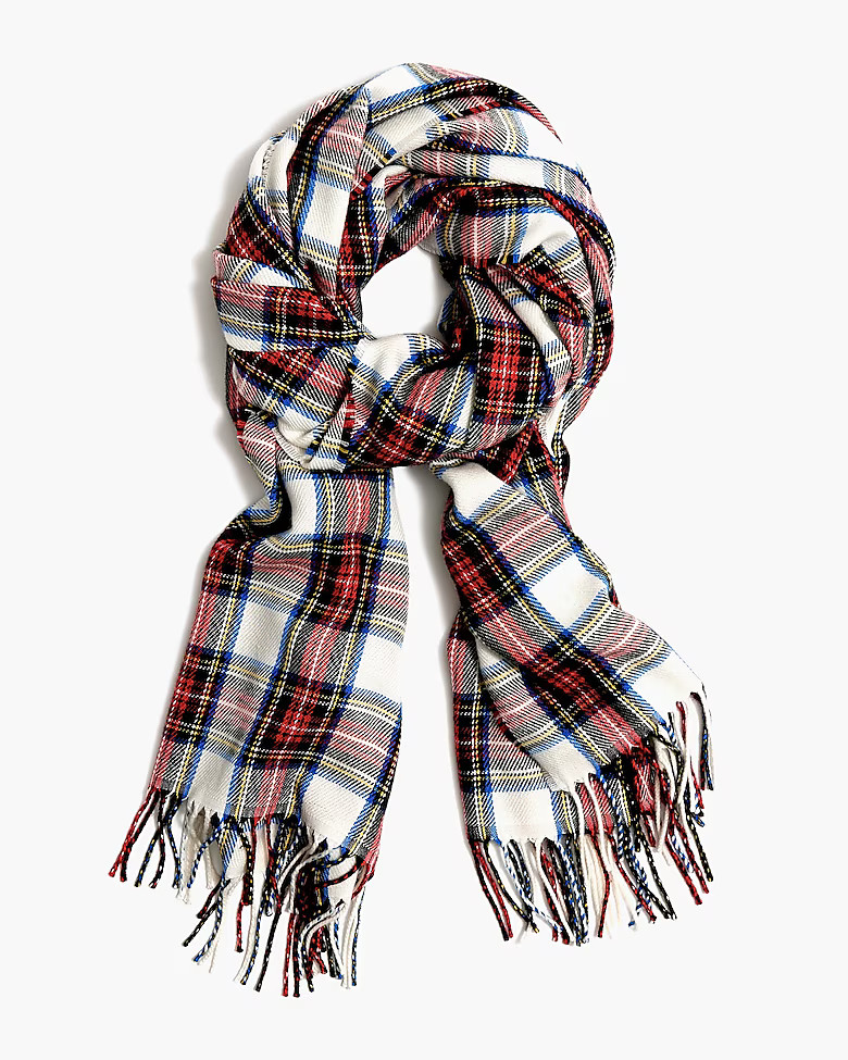 Classic plaid scarf | J.Crew Factory