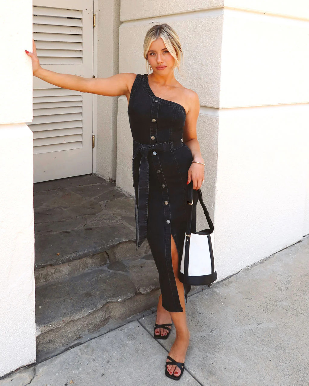 Perfect Fit One Shoulder Midi Dress | VICI