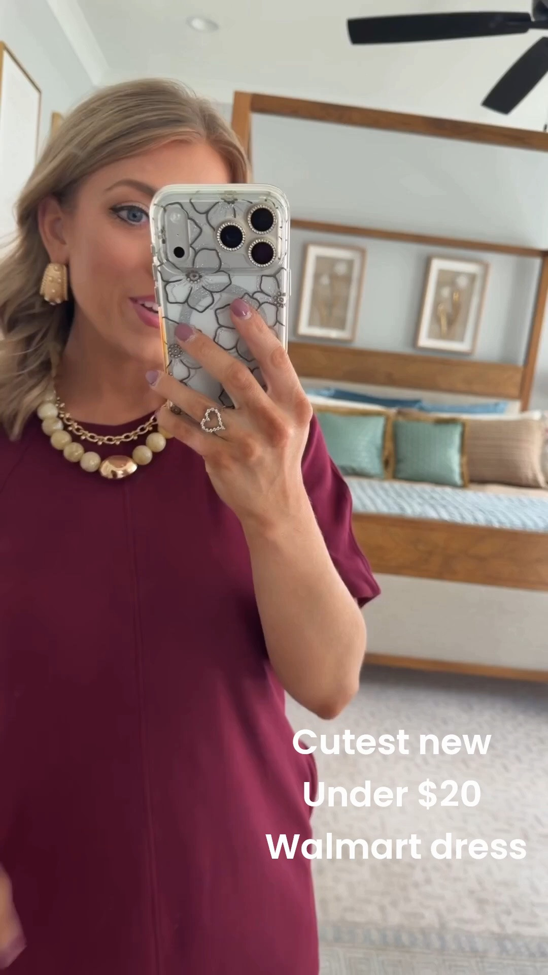 Burgundy + denim might be one of my favorite combinations right now! 🍷💙 This Walmart dress is so easy to style, and adding this cropped denim jacket and sneakers makes it perfect for an everyday casual look. Comfortable, cute and completely wearable—exactly the kind of affordable Walmart fashion find I love!

#walmartfashion #walmartfinds #walmartstyle #walmartnewarrivals #walmartdress #walmartoutfit #burgundyoutfit #denimjacket #casualdress #sneakeroutfit #affordablefashion #casualstyle #everydayoutfit #womensfashion #outfitinspiration

#LTKootd #LTKPetite