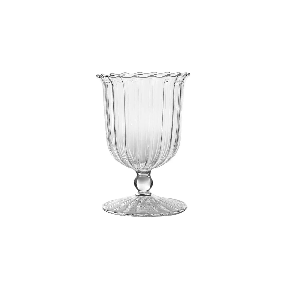 Fluted Glass Hurricane | Tuesday Made