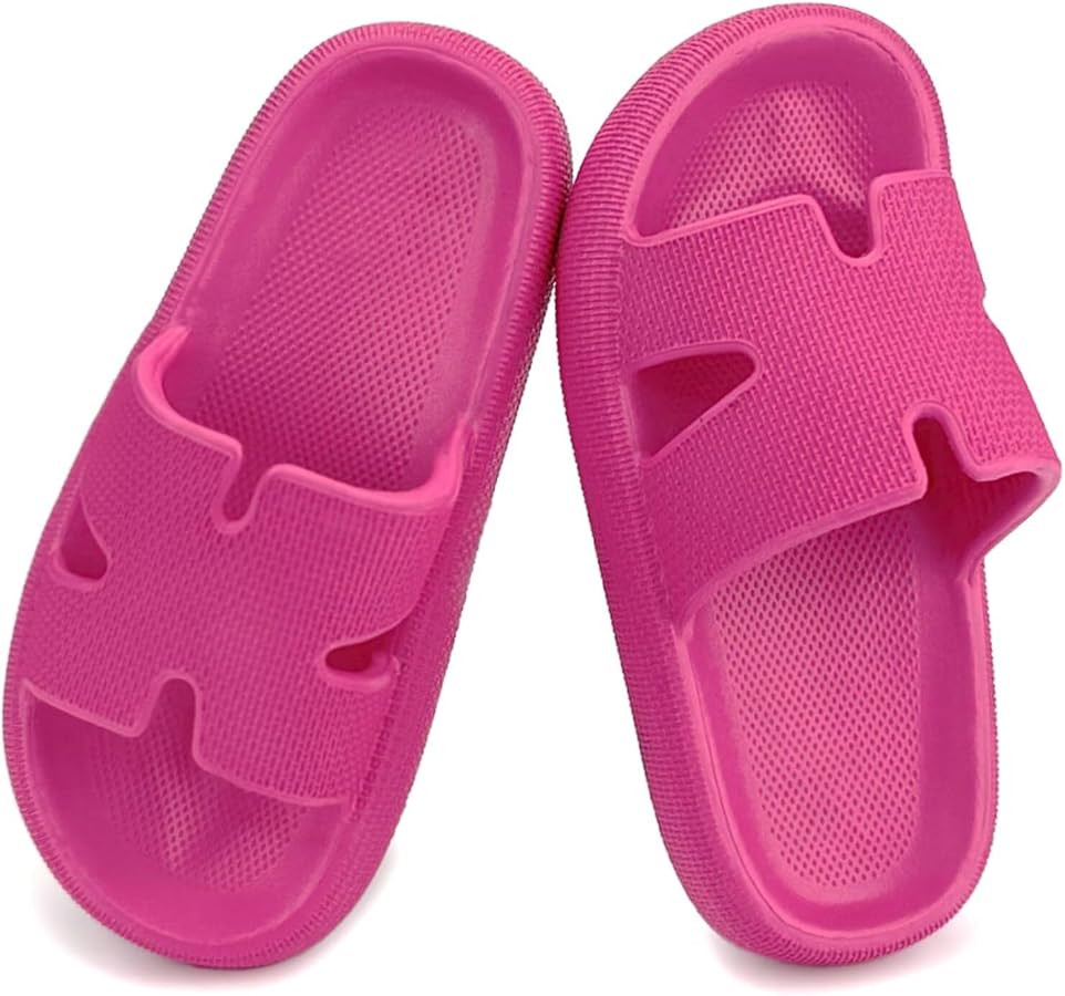 Cubufly Kids Cloud Slides Boys Girls Pillow Slippers Shower Slip on Slide Sandals | Amazon (US)