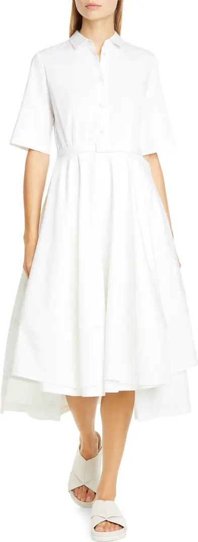 Co Belted Cotton Fit & Flare Shirtdress | Nordstrom | Nordstrom